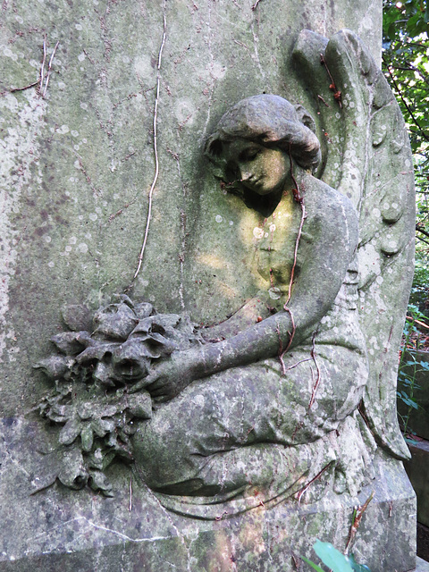 abney park cemetery, stoke newington, london,ellen louise schofield, +1934