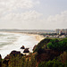 Looking westward along the Alvor beach towards Lagos from the cliffs near the Hotel Alvor (scan from 2000)