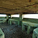 rye harbour nature reserve, sussex (8)interior of one of two pillboxes built in 1940 to contain 6 vickers machine guns at the mouth of the river rother