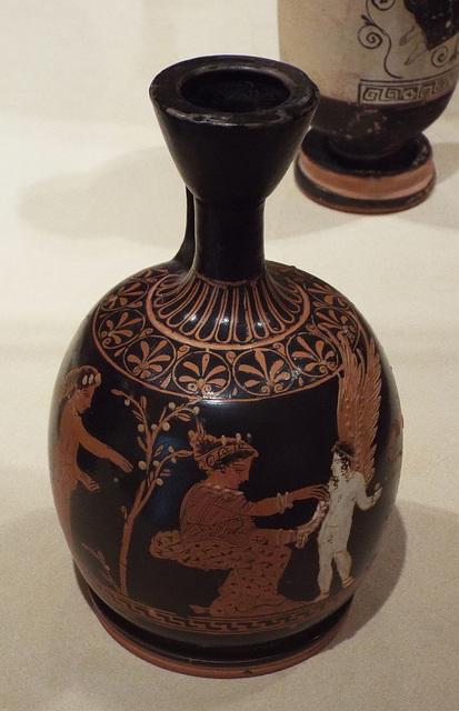 Red-Figure Squat Lekythos Attributed to a Painter Near the Meidias Painter in the Virginia Museum of Fine Arts, June 2018