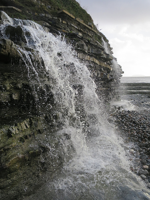 Beach Waterfall