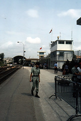 Grenzübergang zur Provinz Kanton in China 1981