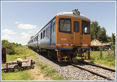 Phnom Penh - Poipot railway line near Battambang