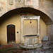 Italy, San Gimignano, Water Well in the Hall of the Palazzo Comunale