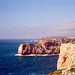 Looking northwards along Cliffs at Cape St Vincente (scan from 2000)