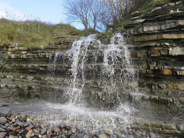 Beach Waterfall