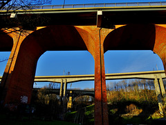 Byker Road Bridge,Metro Bridge and Rail Bridge