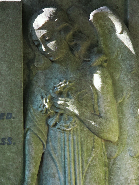 abney park cemetery, stoke newington, london,1948 young girl's gravestone named only as maureen