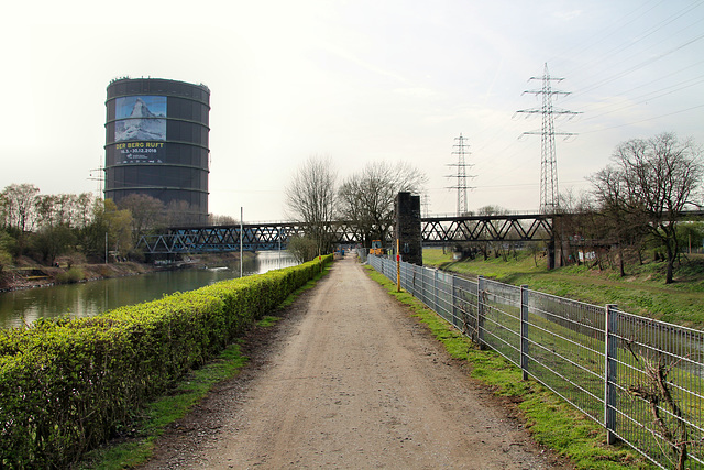 Auf der "Emscherinsel" (Oberhausen) / 8.04.2018