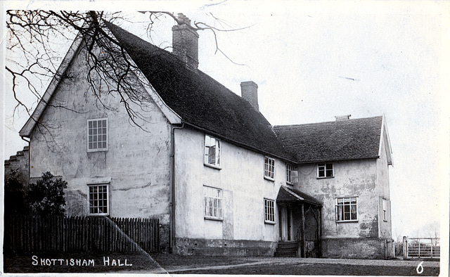 Shottisham Hall, Suffolk (from an Edwardian postcard)