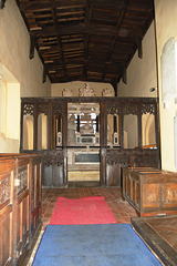 Chapel and Basset Tomb, St Bartholomew's Church, Blore, Staffordshire