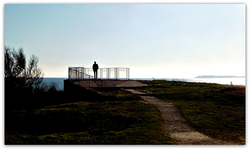 la zénitude, ile de GROIX à l'horizon