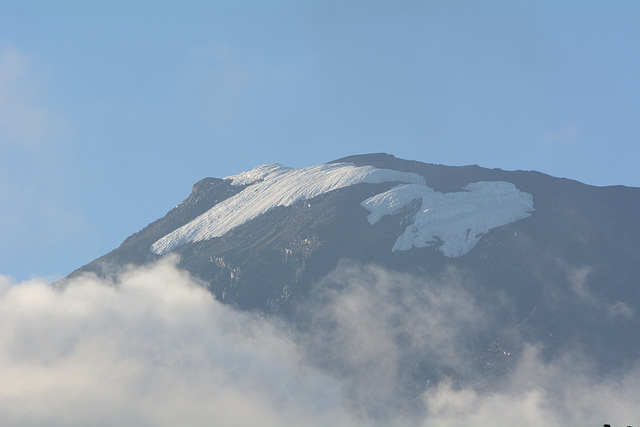 Kibo Caldera - the Top of Kilimanjaro (5895m) from Horombo Huts