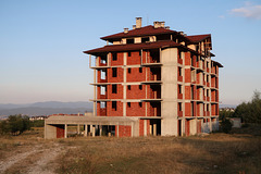Half-built hotel
