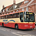 First Eastern Counties 33 (P733 NVG) in East Dereham – 4 May 1997 (353-26A)02