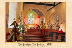 St. Peter's Christmas Tree Festival - 2010 -View from choir and view of sanctuary