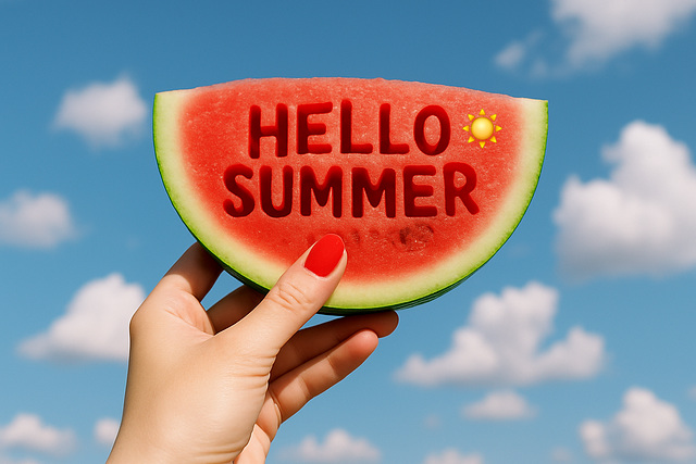 Now the summer has reached us too ☀️