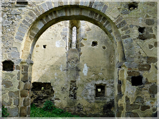 Ruines de l'église à Saint André des eaux (22)