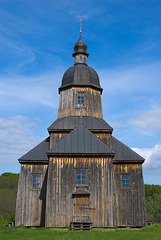 Hölzerne Kirche im Freilichtmuseum »Kosak-Chutir«