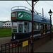 open-top tram at Seaton