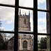 Church Through a Window of Avebury Manor