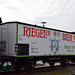 Gütertransportwagen für die Brauerei Meyer in Riegel. Heute im Besitz der Eisenbahnfreunde Breisgau e.V.