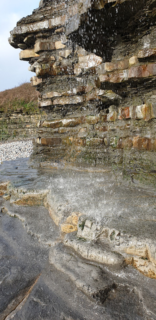 Beach Waterfall