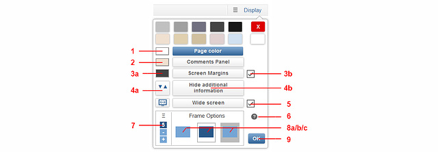 Options Panel