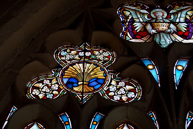 Queen  Victoria Memorial window, All Saints' Church, Misterton, Nottinghamshire