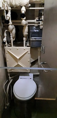 Toilet in submarine Barracuda.