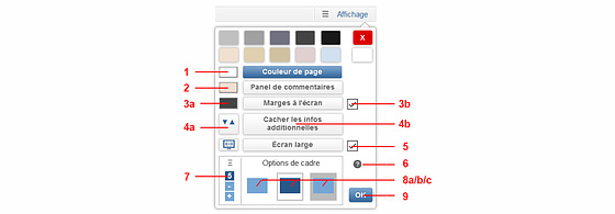 Panneau d'Options