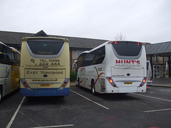 DSCF5512 Coaches at Peterborough Service Area - 24 Nov 2018