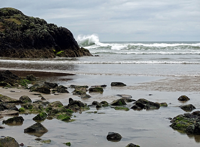 Between  Llanddwyn Bay and Malltraeth Bay