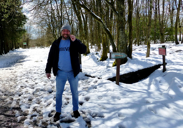 BE - Jalhay - Im Schnee am Mont-Rigi