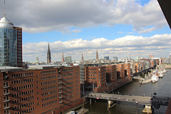 Über den Dächern von Hamburg......