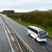 Whippet Coaches (National Express contractor) NX18 (BL17 XAW) on the A11 near Kennett - 27 Jan 2019 (P1000059)