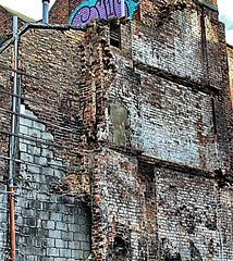 Back Streets and Dereliction. Christmas Day In The City