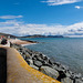 Looking towards Charmouth from near the Lyme Regis Museum