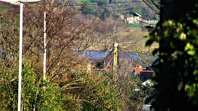 I didn't realise I could see the river from my drive