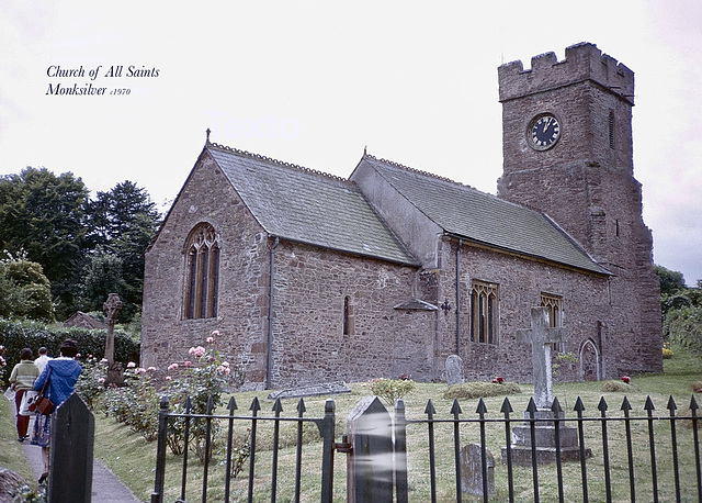 Church of All Saints, Monksilver c1970