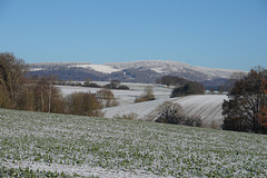 Blick auf den eisigen Harz