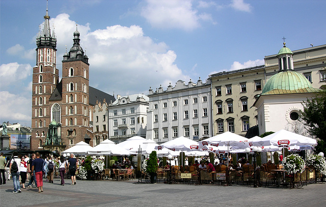 St. Marienkirche und Kośz. św. Wojciecha in Krakau