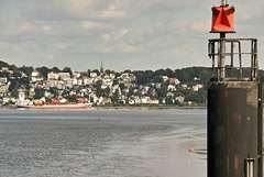 Auf der Elbe bei Blankenese