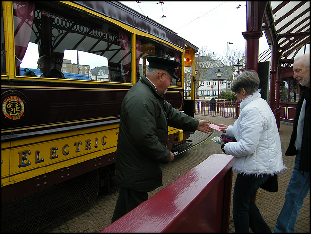 tramway ticket collector