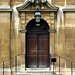 Cambridge - Clare College - doorway to screens passage 2016-04-01