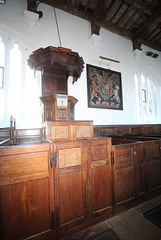 Pulpit, Foremark Church, Derbyshire
