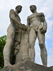 Leipzig 2015 – Zentralstadion – Shaking hands