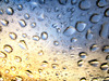Raindrops on Car Window