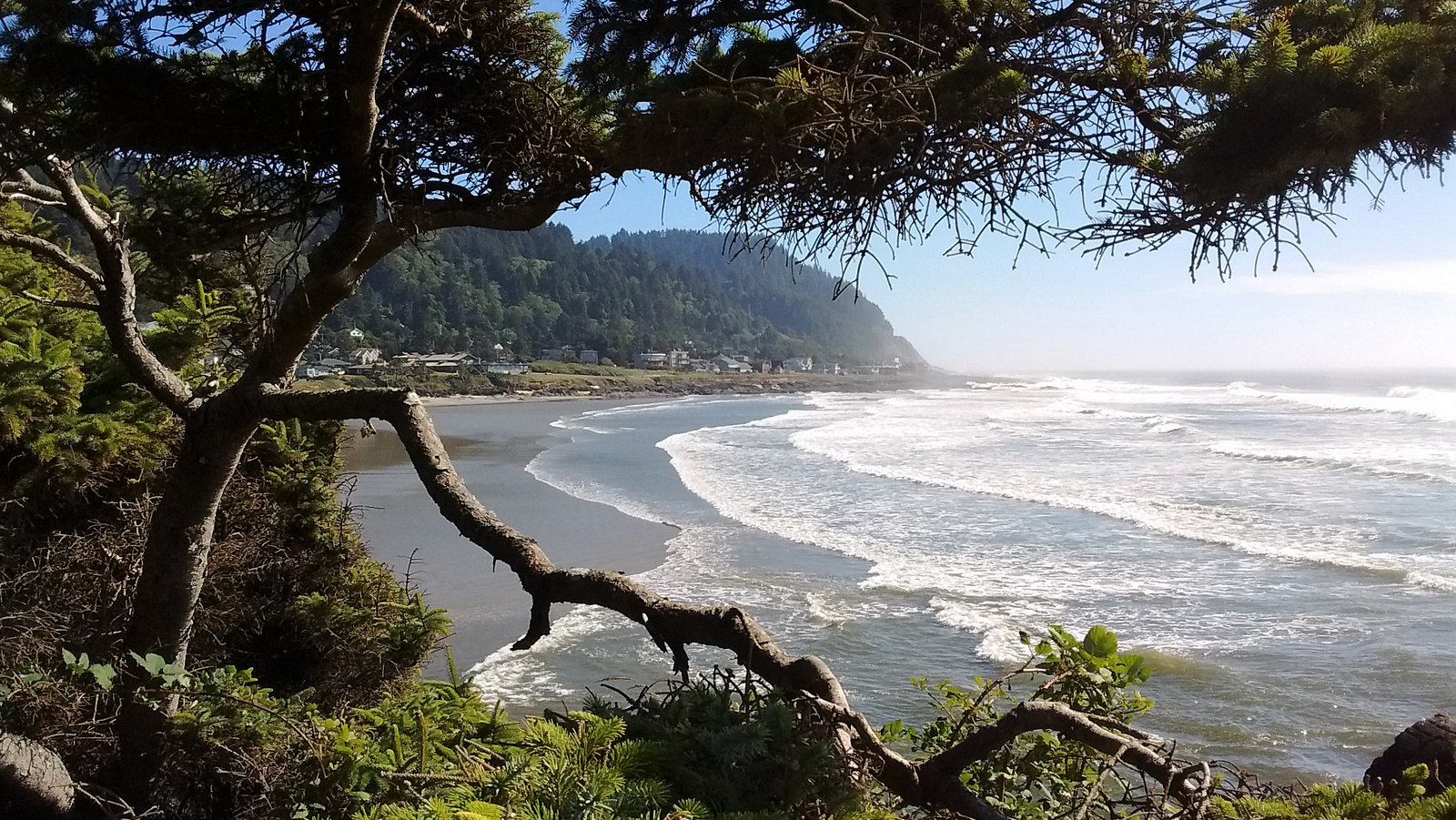 Vue sur le Pacifique de l'Oregon