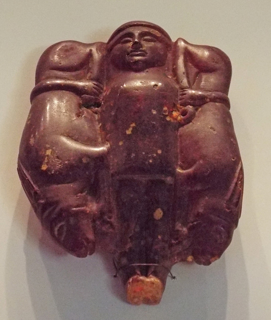 Amber Goddess Holding Animals in the Getty Villa, June 2016